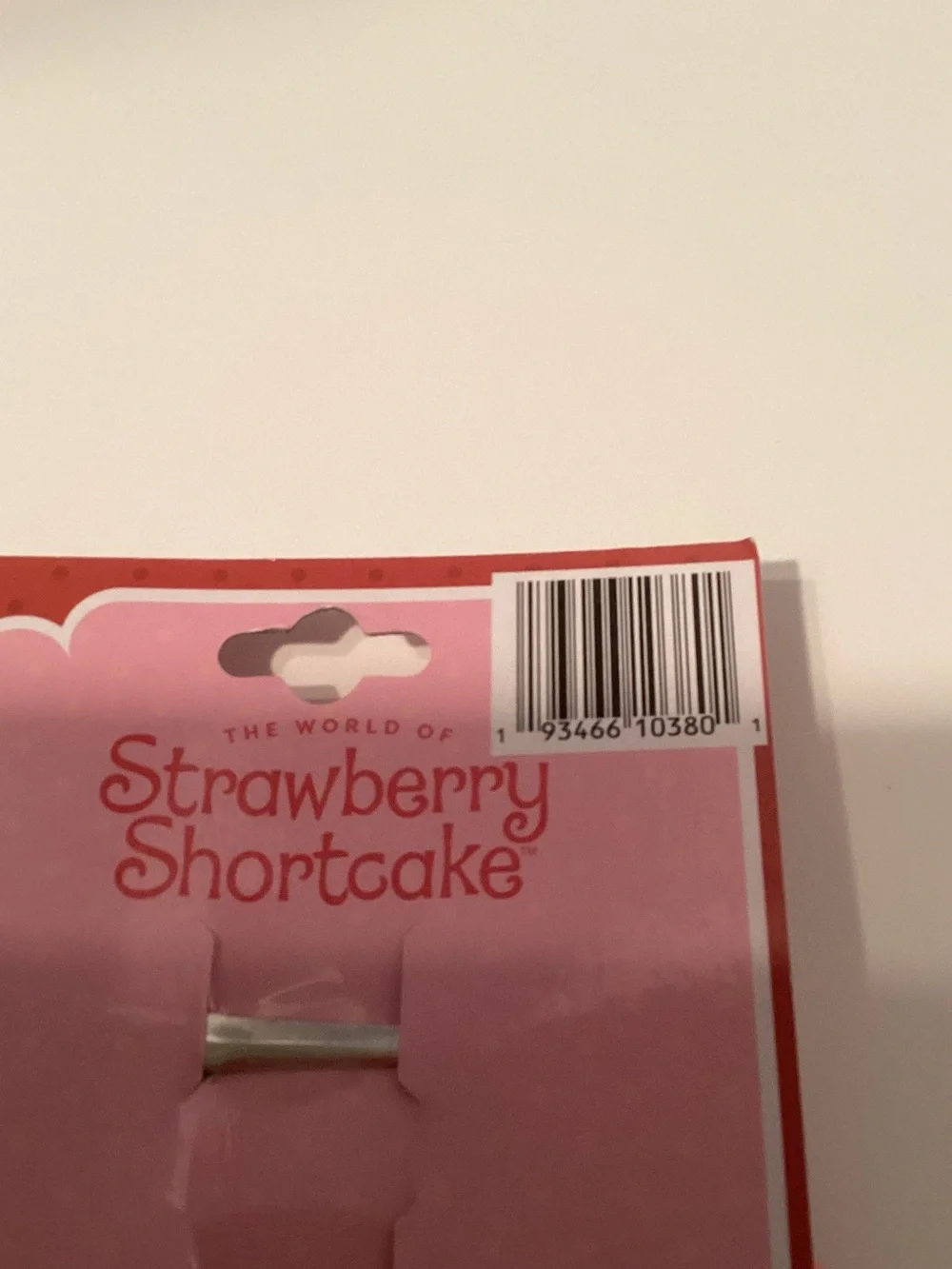Strawberry Shortcake Print Pink & Red Bow Hair Ribbon Set for Kids NWT